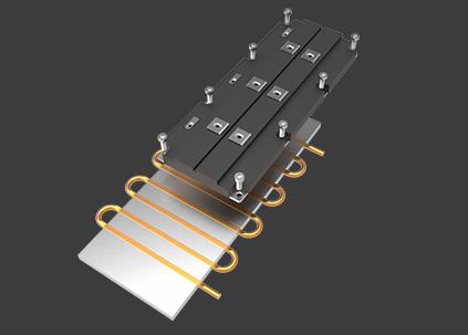 IGBT-液冷板散热器 & 挖矿机控制器散热器