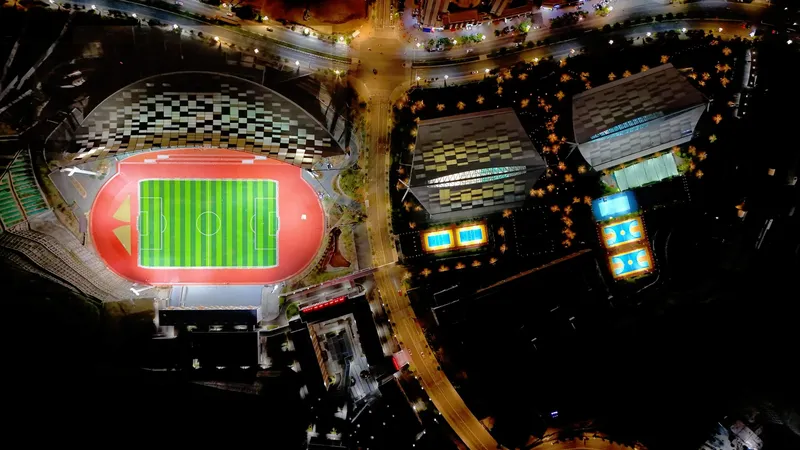 [Basketball Gym] Dehua Xiatian Culture and Sports Park Lighting Project