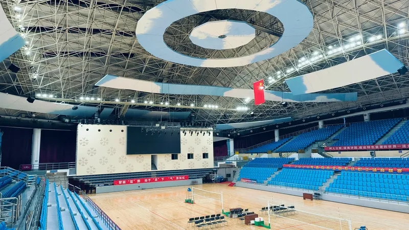 [Multi-Purpose Gym] Grade V HDTV Broadcast Venue - Ocean University of China Gymnasium