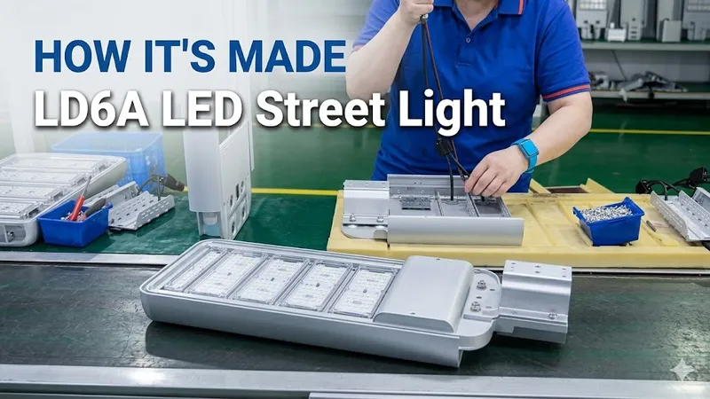 How It’s Made: LD6A Series LED Street Light Manufacturing Process