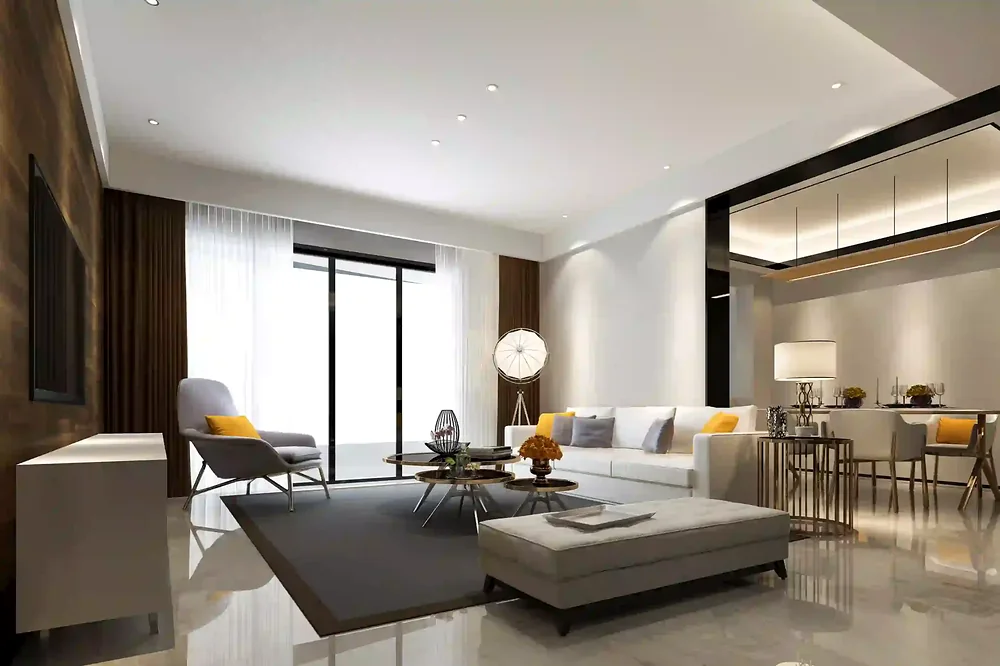 Residential lighting with multiple fixture types