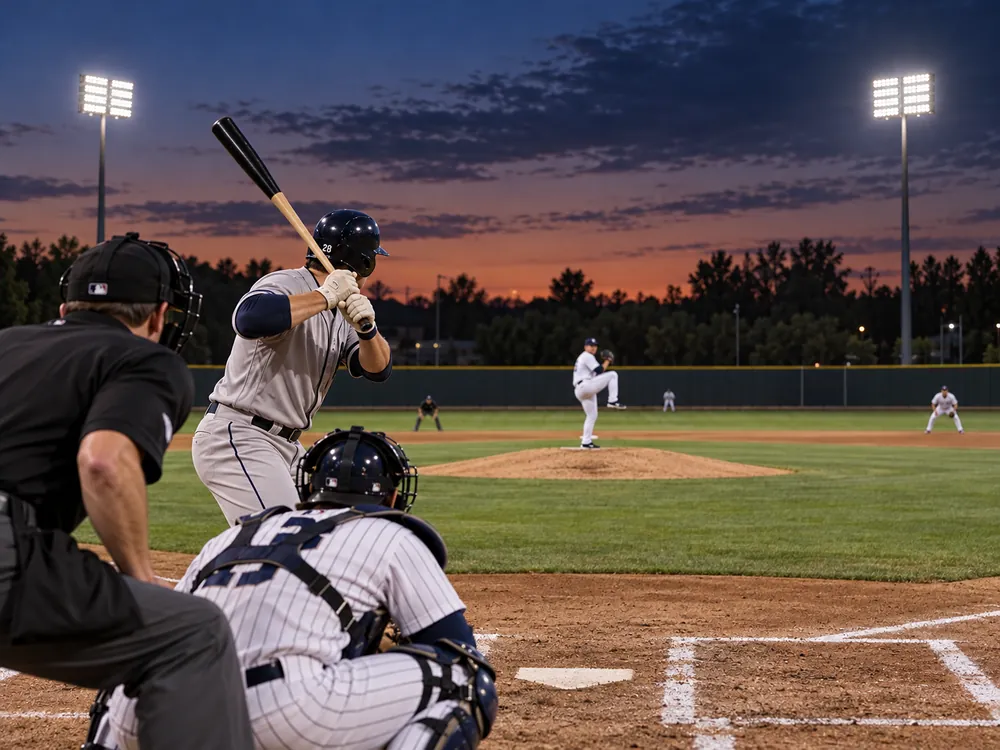 Baseball Batter and Pitcher Lighting Views