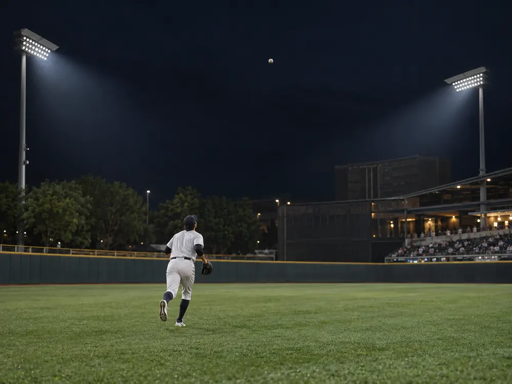 Outfield glare control Outfield glare control