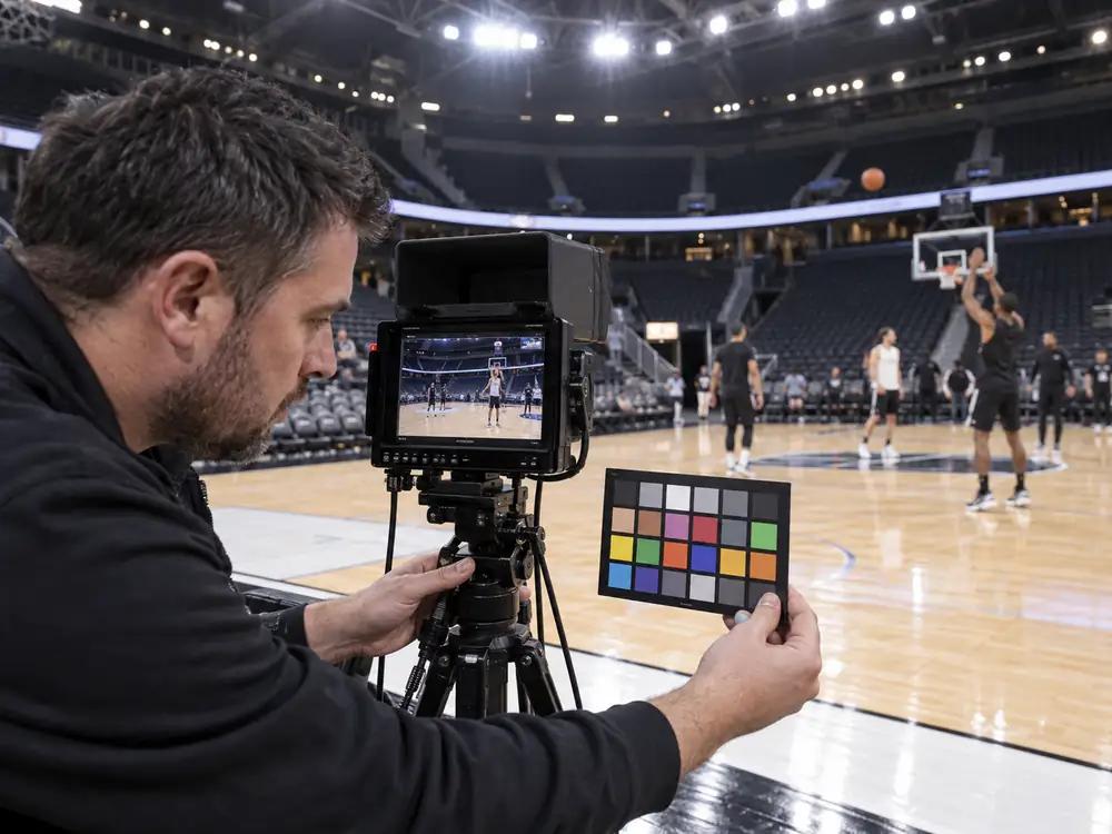 Basketball Lighting Color Verification