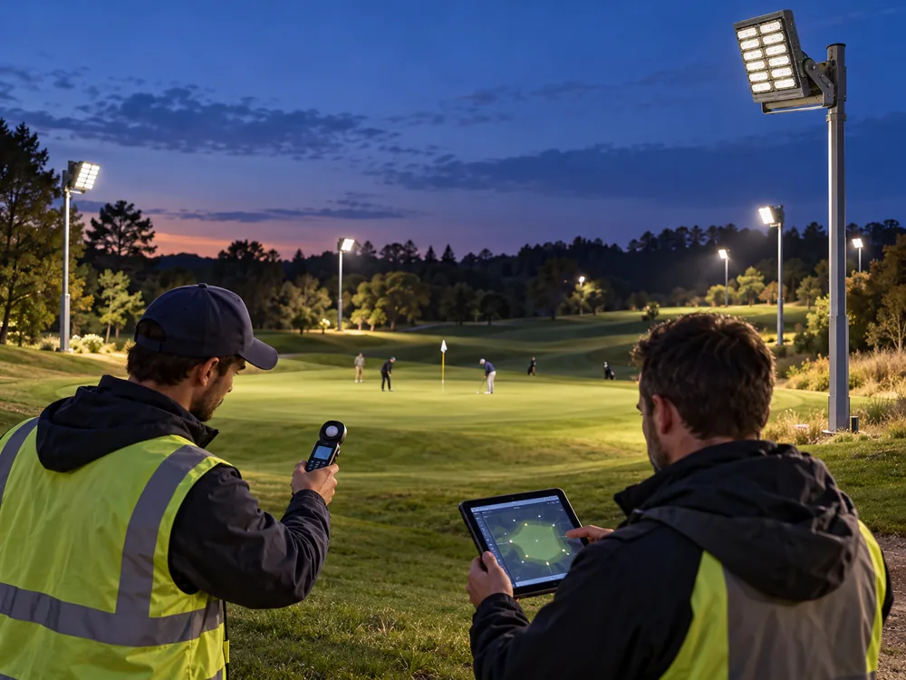 Golf Landing Area Lighting Inspection