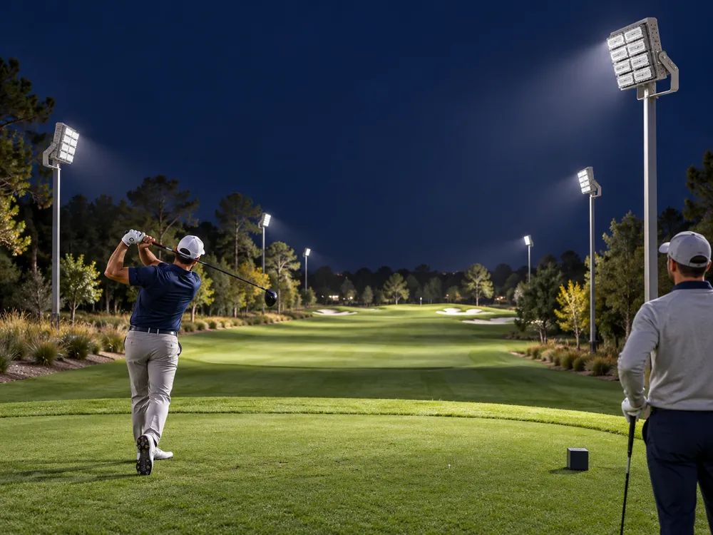Night Golf Lighting and Ball Tracking