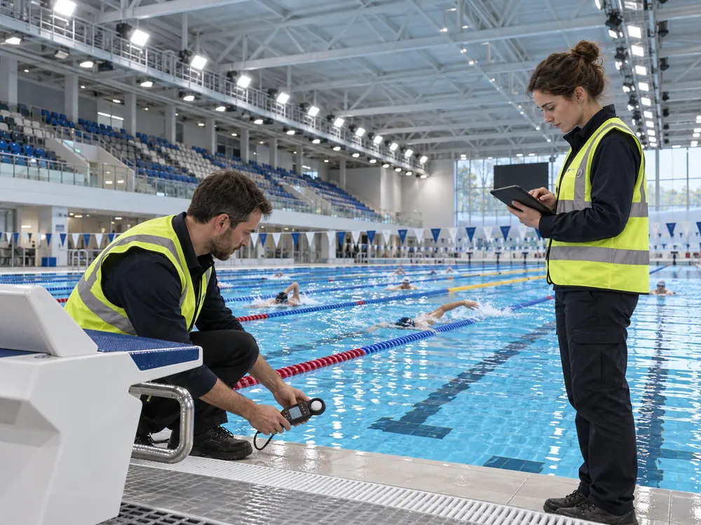 Pool Lighting Standards Commissioning