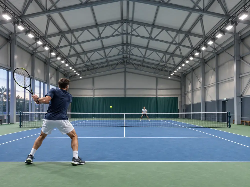 Tennis Court Side-Mounted vs Ceiling-Mounted Lighting