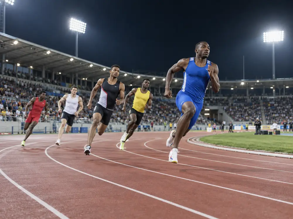 Track and Field Lighting Uniformity