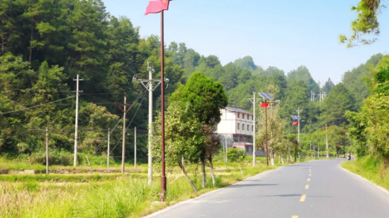 点亮乡村幸福路 | 通道县乡村道路太阳能路灯道路亮化工程