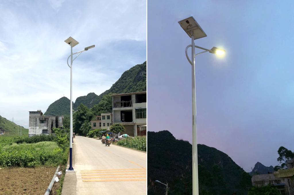 惠民生，照民心｜广西百色市乡村道路太阳能路灯亮化工程