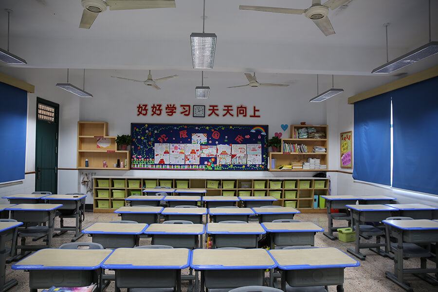 超频三精选案例｜杭州市萧山区中小学校教室光环境改造